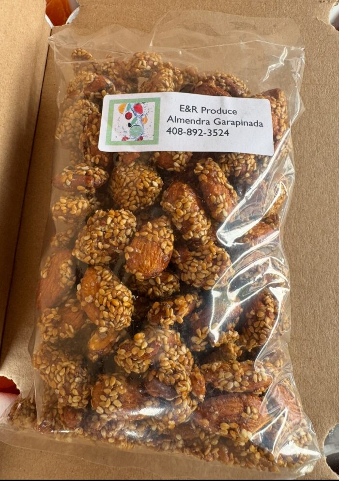 Caramelized almonds ($5 bag)