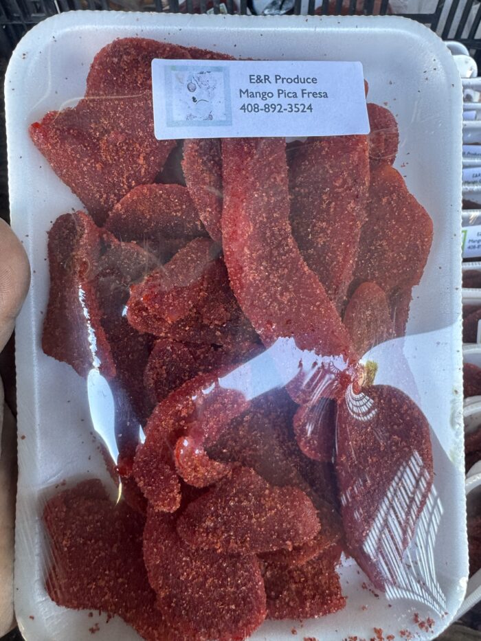 Dry mango spicy strawberry ($5 plate)