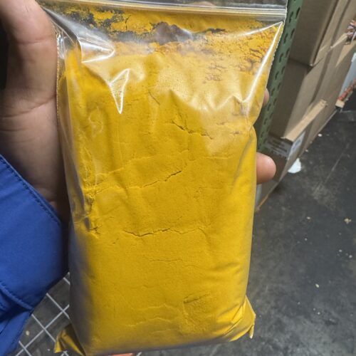 Yellow turmeric powder from india